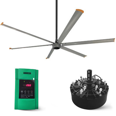 1500w 220v 12ft 10ft 20ft 18ft 16ft grande ventilatore di flusso assiale per prestazioni in magazzino