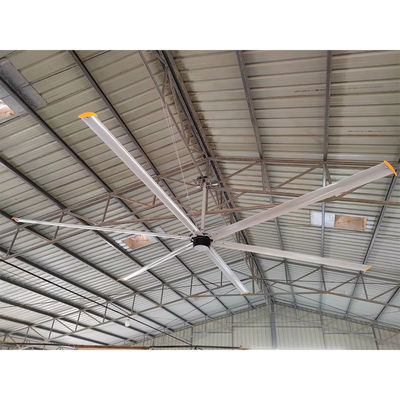 Motore del ventilatore industriale senza spazzola di CA HVLS di raffreddamento a soffitto di 220V 1500w 12ft 14ft 16ft Bldc PMSM