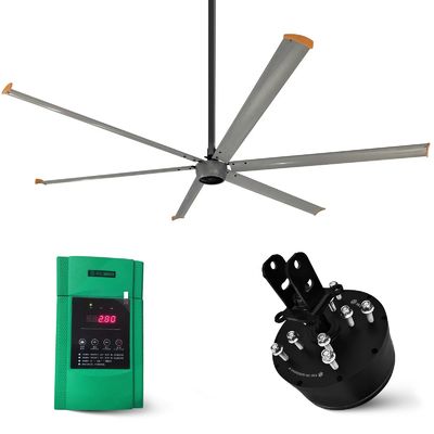220V 750W Magnete permanente sincrono CA HVLS raffreddamento del soffitto BLDC PMSM Motore del ventilatore