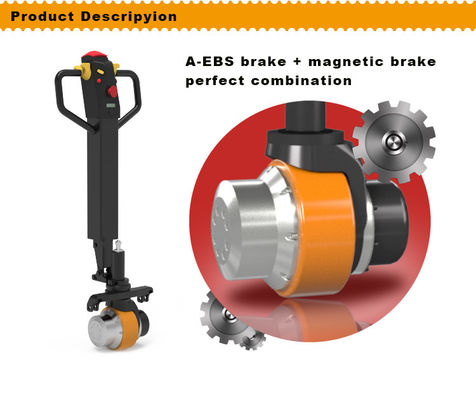 Forklift elettrico con batteria al litio ricaricabile 1 tonnellata 2 tonnellate