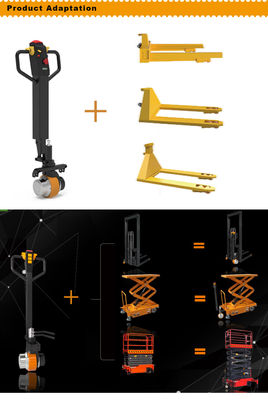 Forklift elettrico con batteria al litio ricaricabile 1 tonnellata 2 tonnellate