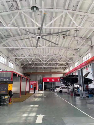 AMCLING 220V 380V Ventilatore a flusso assiale 1500W Magnete permanente Ventilatore a soffitto HVLS sincrono
