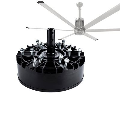 HVLS Motore a corrente continua grande nero 220v 380v 1500w ventilatore industriale a soffitto di raffreddamento grande di AMCLING