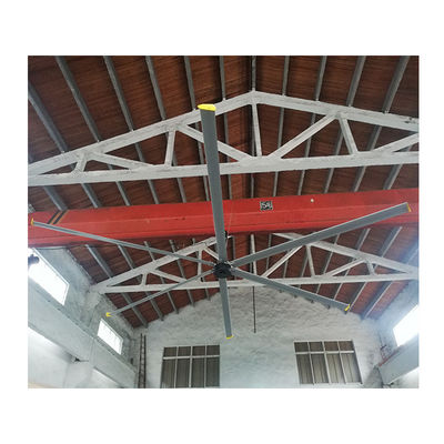 3 fase 220V 400W HVLS soffitto raffreddamento Bldc motore ventilatore per 280 m2 aria coperta